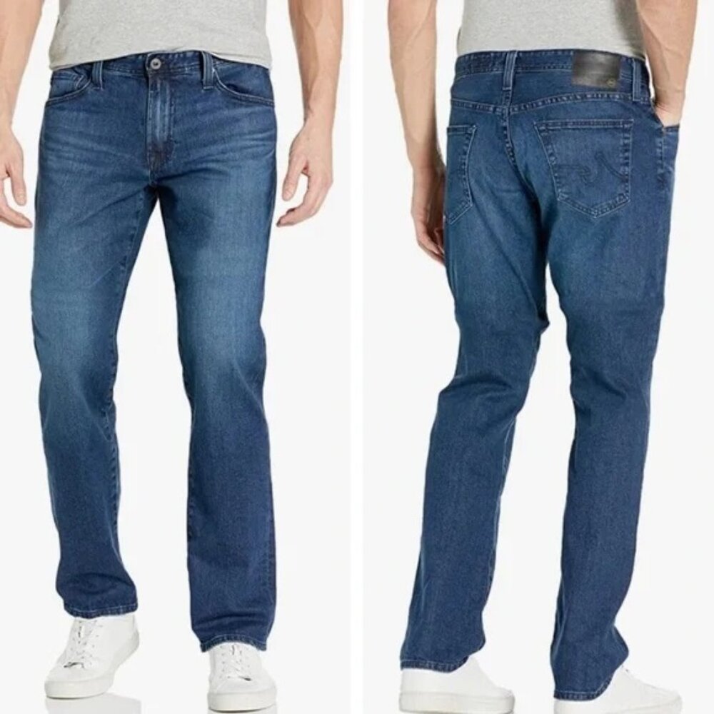 AG Adriano Goldshmied Men's The Graduate Tailor Leg Jeans Size 38/34